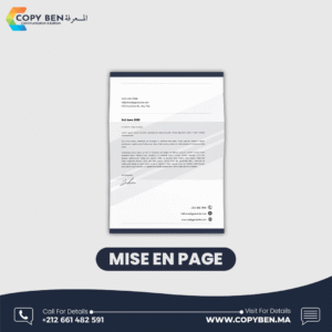 Mise en page