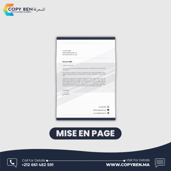 Mise en page