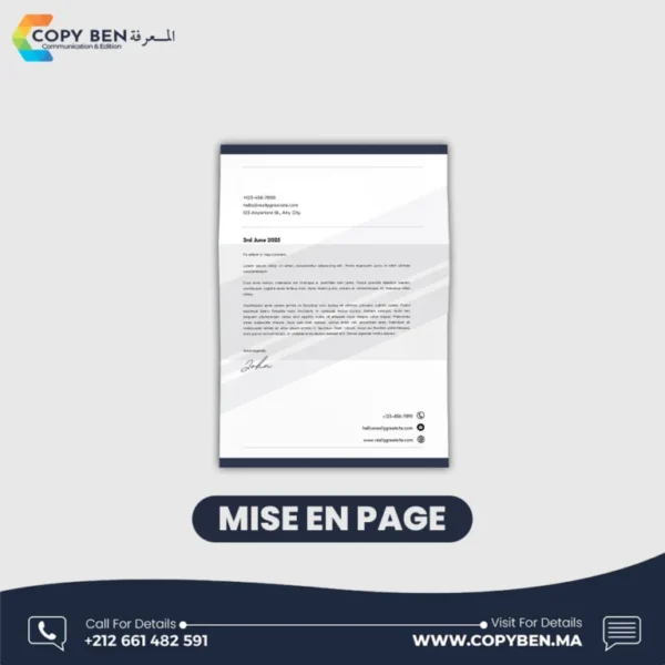 Mise en page